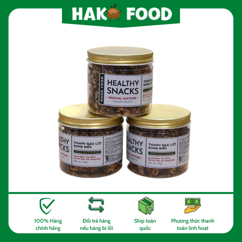 Thanh hạt gạo lứt vị rong biển